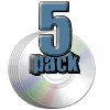 5 Pack of Linux CDs